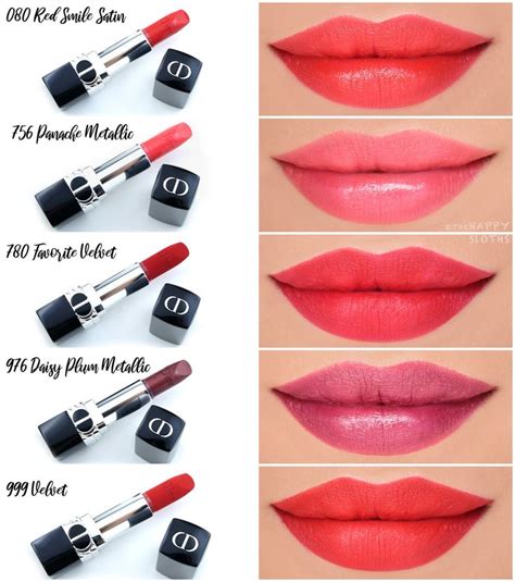 rouge dior refillable lipstick swatches|christian dior transfer proof lipstick.